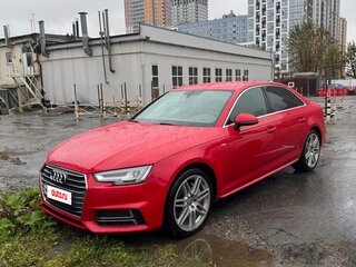2017 Audi A4 V (B9), красный, 2470000 рублей, вид 1