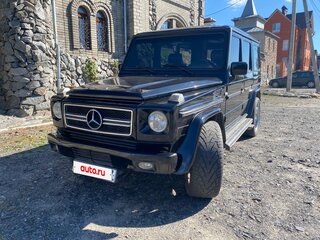 2001 Mercedes-Benz G-Класс 500 II (W463), чёрный, 1499999 рублей, вид 1