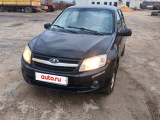 2012 Lada (ВАЗ) Granta I, чёрный, 190000 рублей, вид 2
