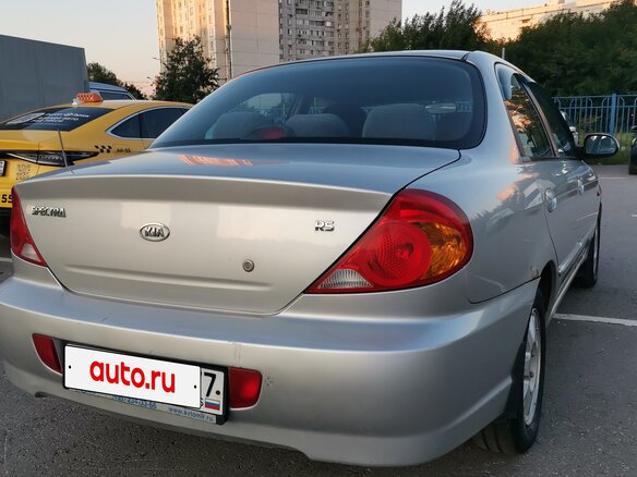 2007 Kia Spectra I Рестайлинг 2, серый - вид 5