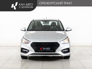 2017 Hyundai Solaris II, серебристый, 1130000 рублей, вид 2