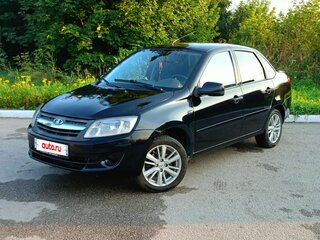 2013 Lada (ВАЗ) Granta I, чёрный, 430000 рублей, вид 2