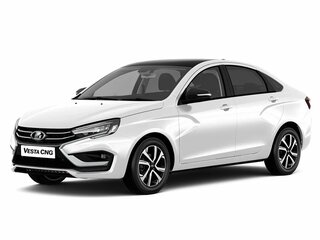2026 Lada (ВАЗ) Vesta CNG I Рестайлинг (NG), белый, 1881000 рублей, вид 1