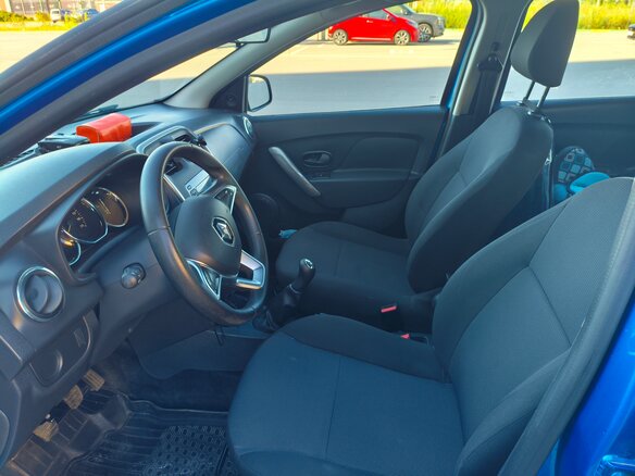 2018 Renault Sandero II Рестайлинг, синий, 840000 рублей - вид 7