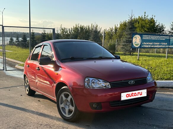 2006 Lada (ВАЗ) Kalina I, красный, 350000 рублей