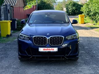 2022 BMW X4 30d II (G02) Рестайлинг, синий, 7100000 рублей, вид 2