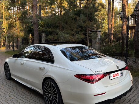 2022 Mercedes-Benz S-Класс 580 Long 4MATIC VII (W223), белый, 12900000 рублей, вид 4