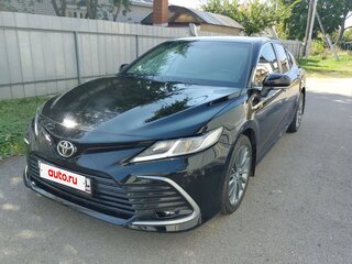 2021 Toyota Camry VIII (XV70) Рестайлинг, чёрный, 2730000 рублей, вид 2