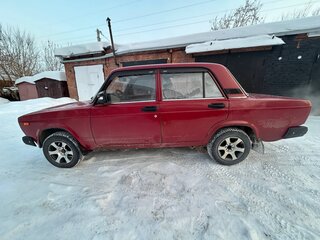 2007 Lada (ВАЗ) 2107, пурпурный, 170000 рублей, вид 4