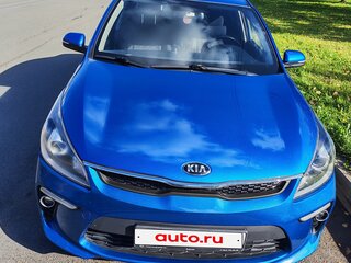 2017 Kia Rio IV, синий, 1350000 рублей, вид 2