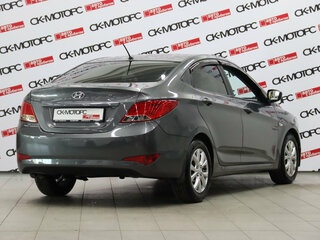 2014 Hyundai Solaris I Рестайлинг, серый, 860250 рублей, вид 4