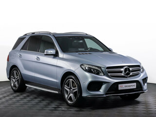 2017 Mercedes-Benz GLE 400 9G-Tronic I (W166), голубой, 2969805 рублей, вид 3