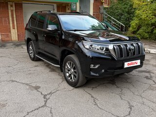 2018 Toyota Land Cruiser Prado 150 Series Рестайлинг 2, чёрный, 3650000 рублей, вид 4