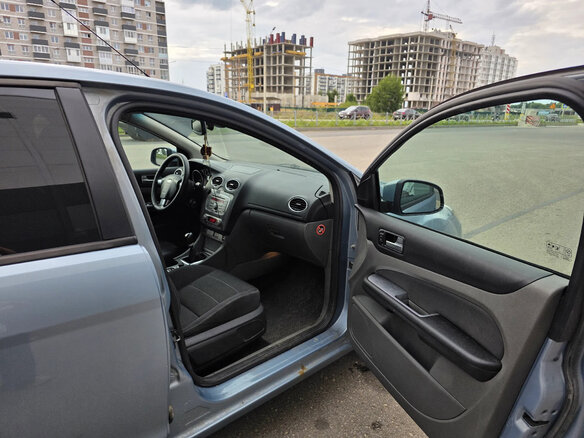 2008 Ford Focus II Рестайлинг, голубой, 420000 рублей - вид 7