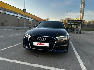 2017 Audi A3 III (8V) Рестайлинг, синий, 1750000 рублей, вид 2
