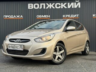 2011 Hyundai Solaris I, бежевый, 670000 рублей, вид 5