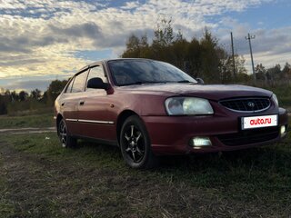 2005 Hyundai Accent ТагАЗ II, красный, 240000 рублей, вид 3
