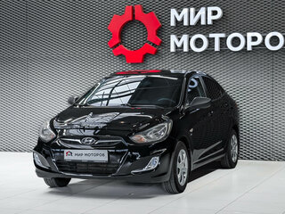 2014 Hyundai Solaris I, чёрный, 850000 рублей, вид 1