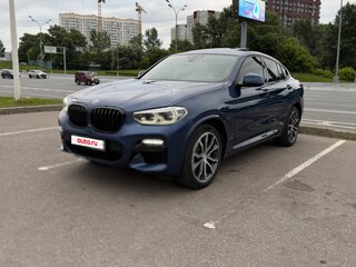 2021 BMW X4 M40d II (G02), синий, 5200000 рублей, вид 1