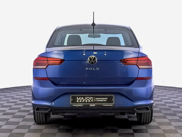 2021 Volkswagen Polo VI, синий - вид 5