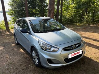 2011 Hyundai Solaris I, серебристый, 500000 рублей, вид 5