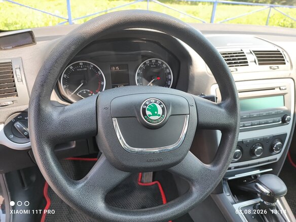 2011 Skoda Octavia II (A5) Рестайлинг, чёрный - вид 6