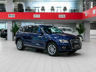 2015 Audi Q5 I (8R) Рестайлинг, синий, 1690000 рублей, вид 3
