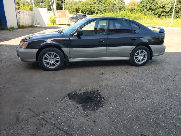 2001 Subaru Outback II, чёрный, 480000 рублей - вид 2