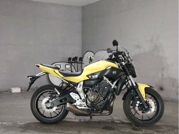 2015 Yamaha MT-07 (FZ-07), жёлтый - вид 1