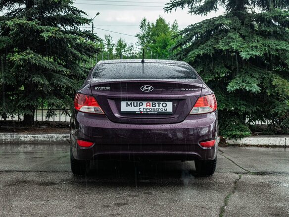 2011 Hyundai Solaris I, фиолетовый, 485000 рублей - вид 5