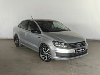 2018 Volkswagen Polo V Рестайлинг, серебристый, 1295000 рублей, вид 3