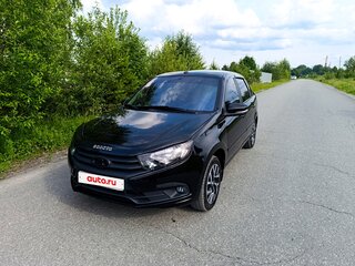 2022 Lada (ВАЗ) Granta Euro-2 I Рестайлинг, чёрный, 1050000 рублей, вид 1