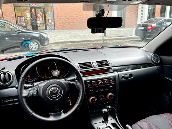 2006 Mazda 3 I (BK) Рестайлинг, красный, 550000 рублей - вид 9