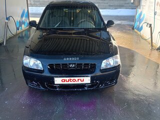 2008 Hyundai Accent ТагАЗ II, чёрный, 280000 рублей, вид 1