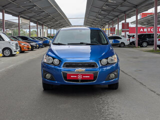 2013 Chevrolet Aveo II, синий, 499900 рублей, вид 3