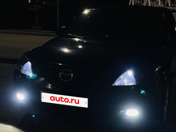 2008 Mazda 3 I (BK) Рестайлинг, синий - вид 3