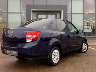 2013 Lada (ВАЗ) Granta I, синий, 345000 рублей, вид 4