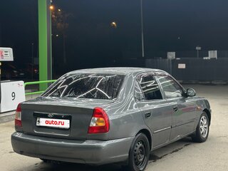 2004 Hyundai Accent ТагАЗ II, серый, 190000 рублей, вид 3