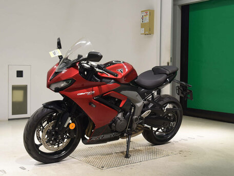 2024 Triumph Daytona 660, красный, 917400 рублей, вид 4
