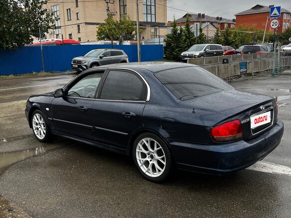 2007 Hyundai Sonata ТагАЗ IV (EF) Рестайлинг, синий - вид 10