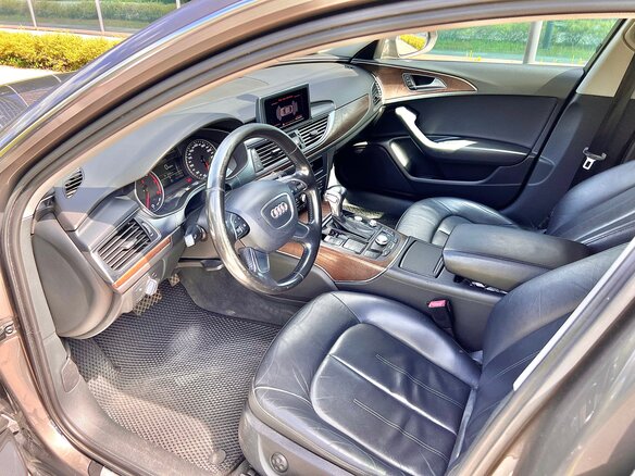 2013 Audi A6 IV (C7), серый, 1430000 рублей - вид 16