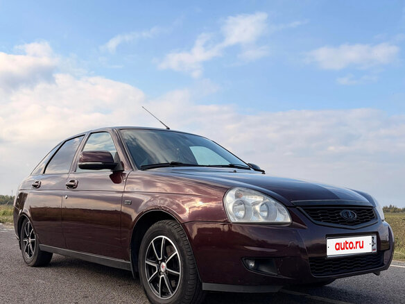 2012 Lada (ВАЗ) Priora I, пурпурный, 350000 рублей - вид 2