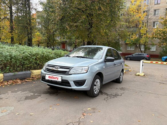2017 Lada (ВАЗ) Granta I, голубой, 650000 рублей - вид 6