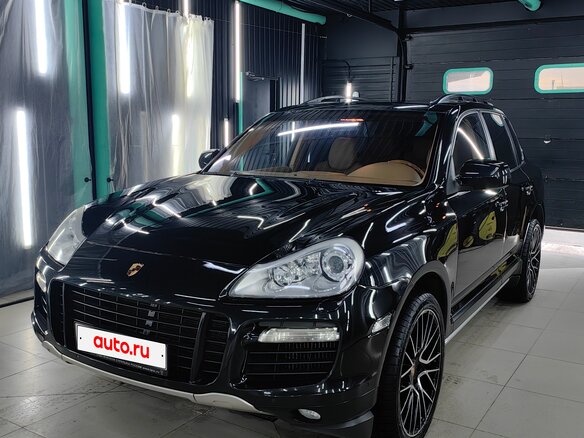 2007 Porsche Cayenne Turbo I Рестайлинг (957), чёрный, 1750000 рублей - вид 4