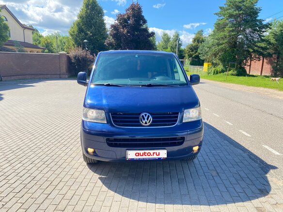 2008 Volkswagen Multivan T5, синий, 2295000 рублей - вид 1