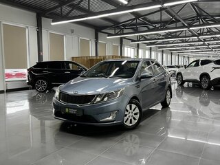 2012 Kia Rio 4-speed III, голубой, 1040000 рублей, вид 1