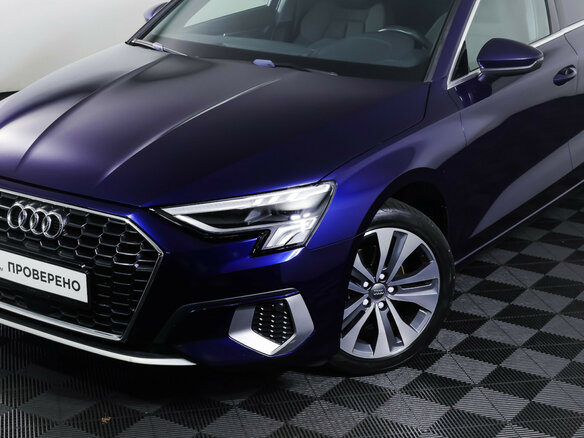 2021 Audi A3 35 TFSI IV (8Y), синий, 2653000 рублей - вид 20
