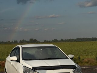 2012 Hyundai Solaris I, белый, 450000 рублей, вид 3