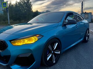 2019 BMW 2 серии Gran Coupe M235i xDrive F44, голубой, 3000000 рублей, вид 4