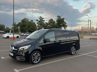2019 Mercedes-Benz V-Класс Long 300 d длинный III (W447) Рестайлинг, чёрный, 5850000 рублей, вид 2
